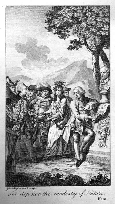 Überschreite nicht die Bescheidenheit der Natur, 1770 von Isaac Taylor